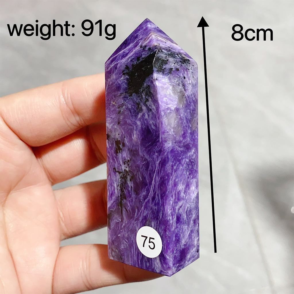 Charoite Crysal Tower Point