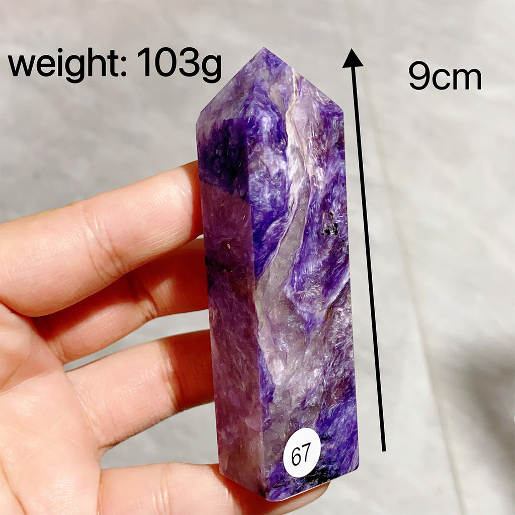 Charoite Crysal Tower Point