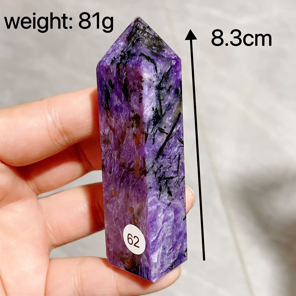 Charoite Crysal Tower Point