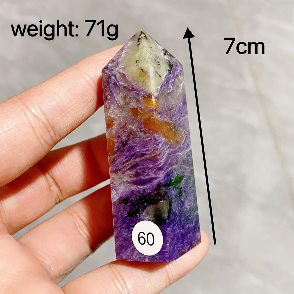 Charoite Crysal Tower Point