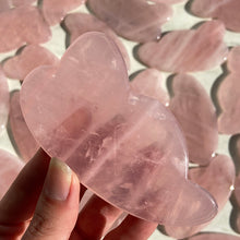 Load image into Gallery viewer, Natural Rose Quartz Gua Sha Massage