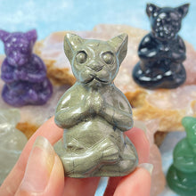 Load image into Gallery viewer, Crystal Yoga Leopard Carvings Crystal Ornament