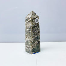 Load image into Gallery viewer, Ocean Jasper Tower Crystal Energy Stone Ornament Reiki Healing Garden Decorations