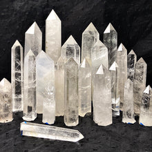 Load image into Gallery viewer, Clear Quartz Tower Reiki Wichcraft Energy Crystal Wand Minerals Home Decoration