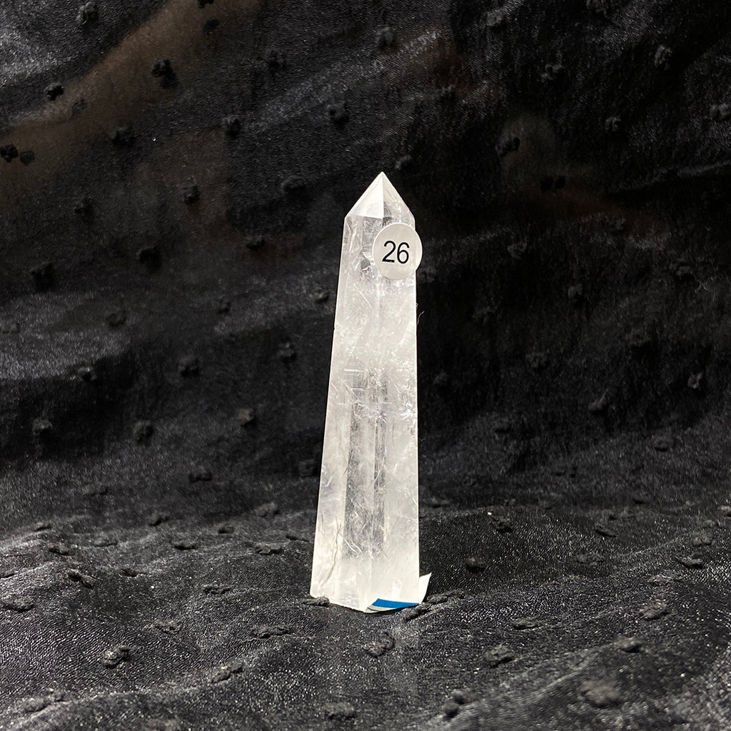 Clear Quartz Tower Reiki Wichcraft Energy Crystal Wand Minerals Home Decoration