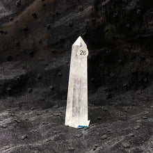 Load image into Gallery viewer, Clear Quartz Tower Reiki Wichcraft Energy Crystal Wand Minerals Home Decoration