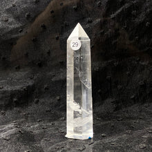 Load image into Gallery viewer, Clear Quartz Tower Reiki Wichcraft Energy Crystal Wand Minerals Home Decoration