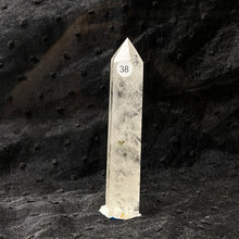 Load image into Gallery viewer, Clear Quartz Tower Reiki Wichcraft Energy Crystal Wand Minerals Home Decoration