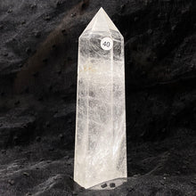 Load image into Gallery viewer, Clear Quartz Tower Reiki Wichcraft Energy Crystal Wand Minerals Home Decoration