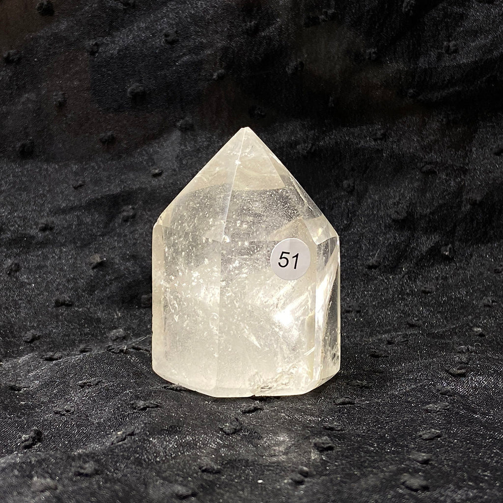 Clear Quartz Tower Reiki Wichcraft Energy Crystal Wand Minerals Home Decoration