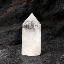 Load image into Gallery viewer, Clear Quartz Tower Reiki Wichcraft Energy Crystal Wand Minerals Home Decoration