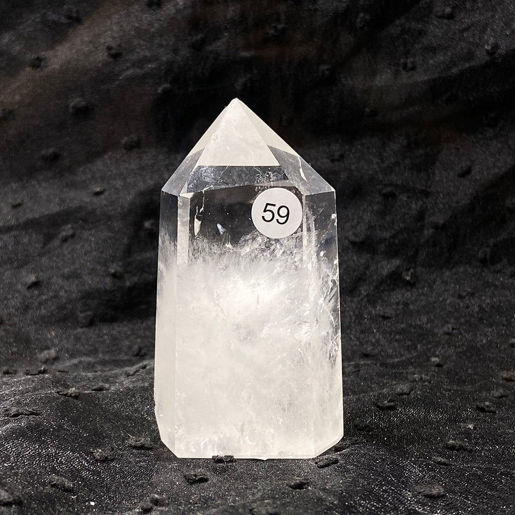 Clear Quartz Tower Reiki Wichcraft Energy Crystal Wand Minerals Home Decoration