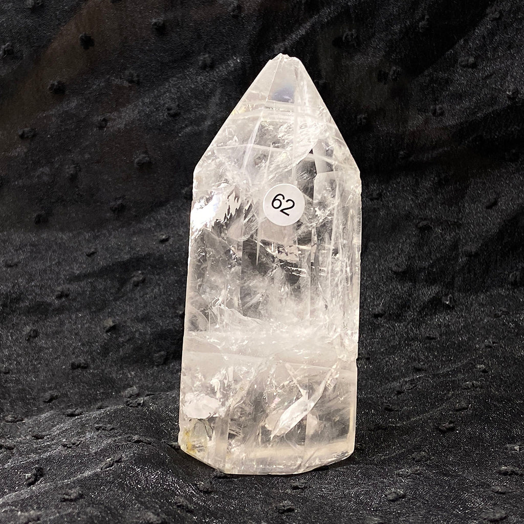 Clear Quartz Tower Reiki Wichcraft Energy Crystal Wand Minerals Home Decoration