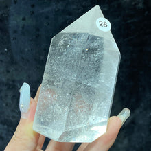 Load image into Gallery viewer, Rutilated Quartz Tower Crystal Minerals Reiki Craft Energy Healing Meditation Home Decoration