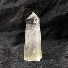 Load image into Gallery viewer, Natural Stone Green Phantom Crystal Tower Polished Garden Quartz Wand Reiki Healing Room Decor