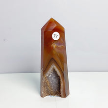 Load image into Gallery viewer, Carnelian Tower Crystal Healing Meditation Reiki Wicca Wichcraft Red Agate Home Decoration