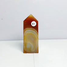 Load image into Gallery viewer, Carnelian Tower Crystal Healing Meditation Reiki Wicca Wichcraft Red Agate Home Decoration