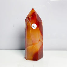 Load image into Gallery viewer, Carnelian Tower Crystal Healing Meditation Reiki Wicca Wichcraft Red Agate Home Decoration