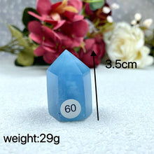 Load image into Gallery viewer, Natural Aquamarine Crystal Tower Point