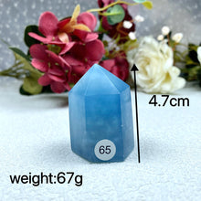 Load image into Gallery viewer, Natural Aquamarine Crystal Tower Point