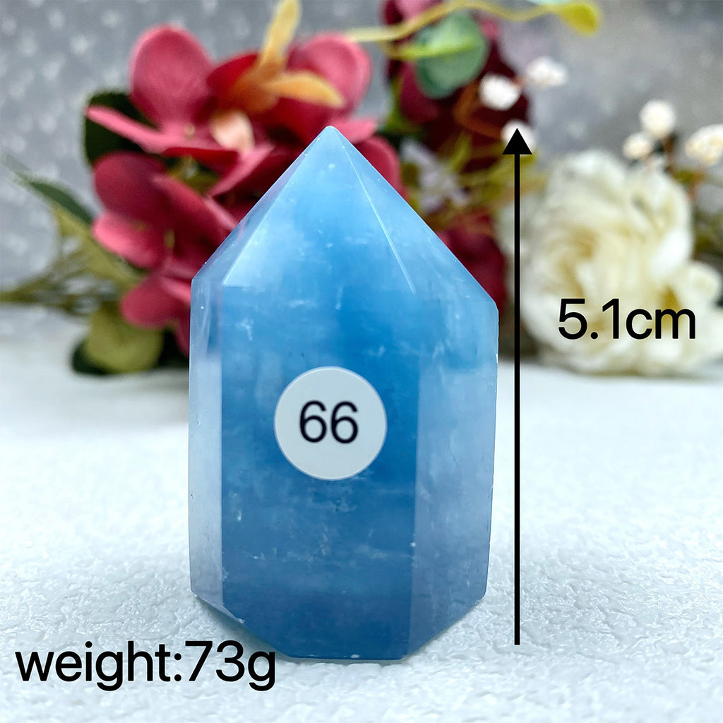 Natural Aquamarine Crystal Tower Point