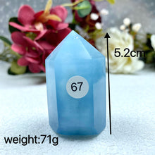 Load image into Gallery viewer, Natural Aquamarine Crystal Tower Point