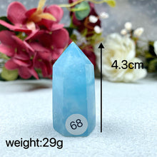 Load image into Gallery viewer, Natural Aquamarine Crystal Tower Point