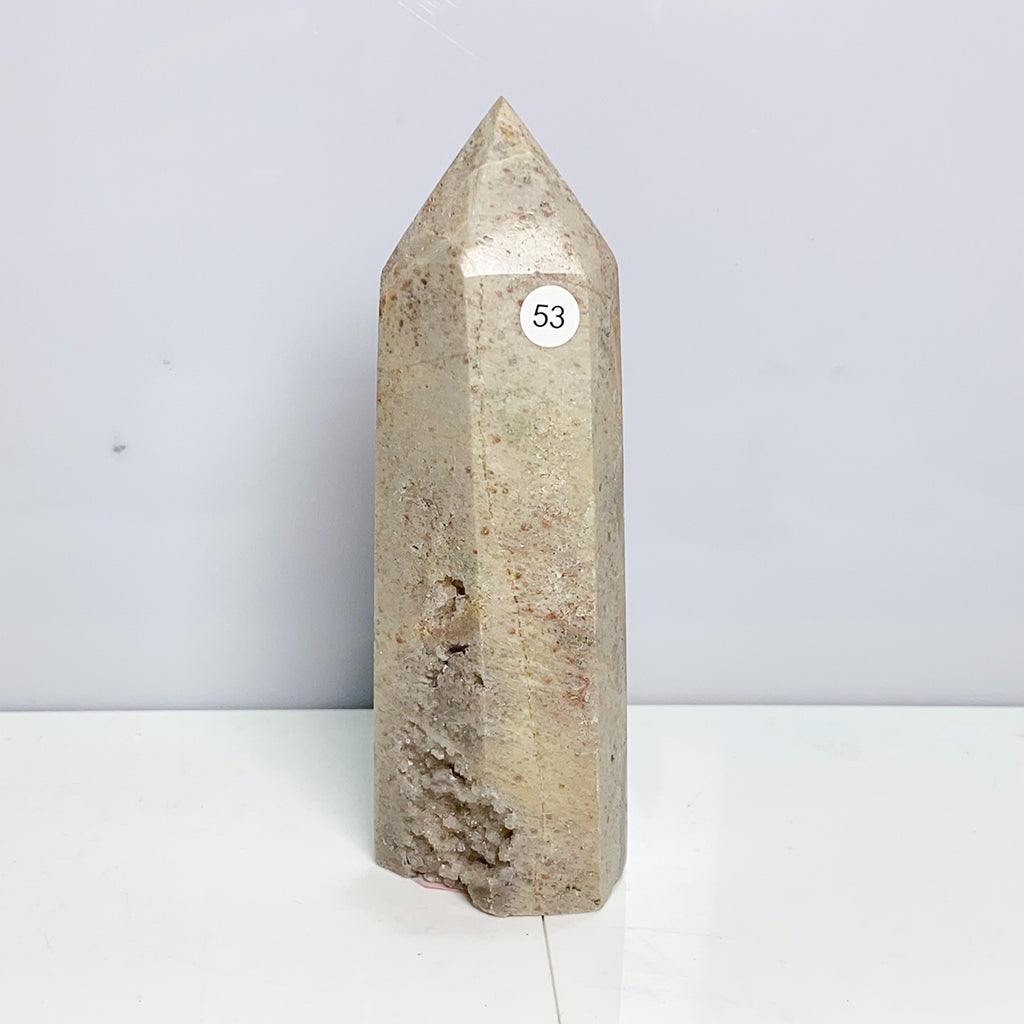 Different Materials Tower Reiki Crystal Healing Energy Stone Home Decoration