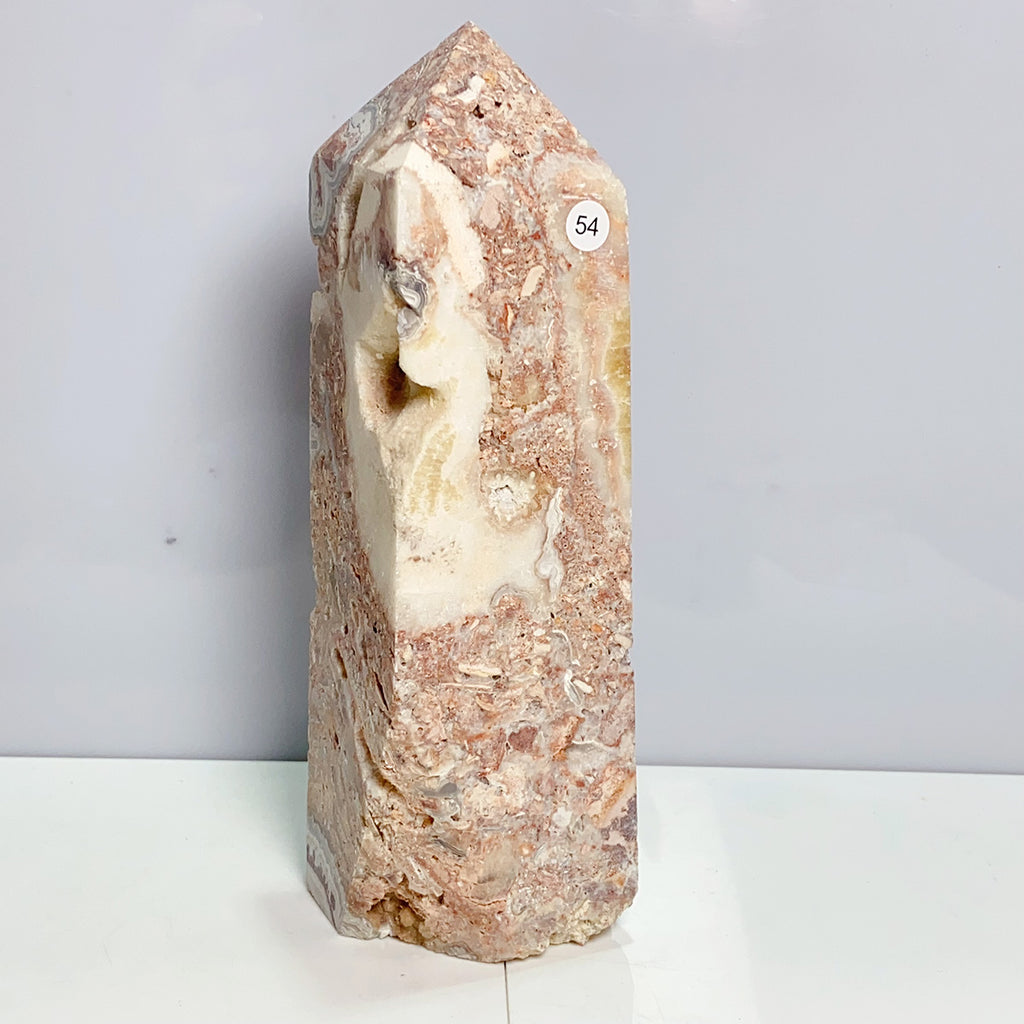 Different Materials Tower Reiki Crystal Healing Energy Stone Home Decoration