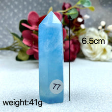 Load image into Gallery viewer, Natural Aquamarine Crystal Tower Point