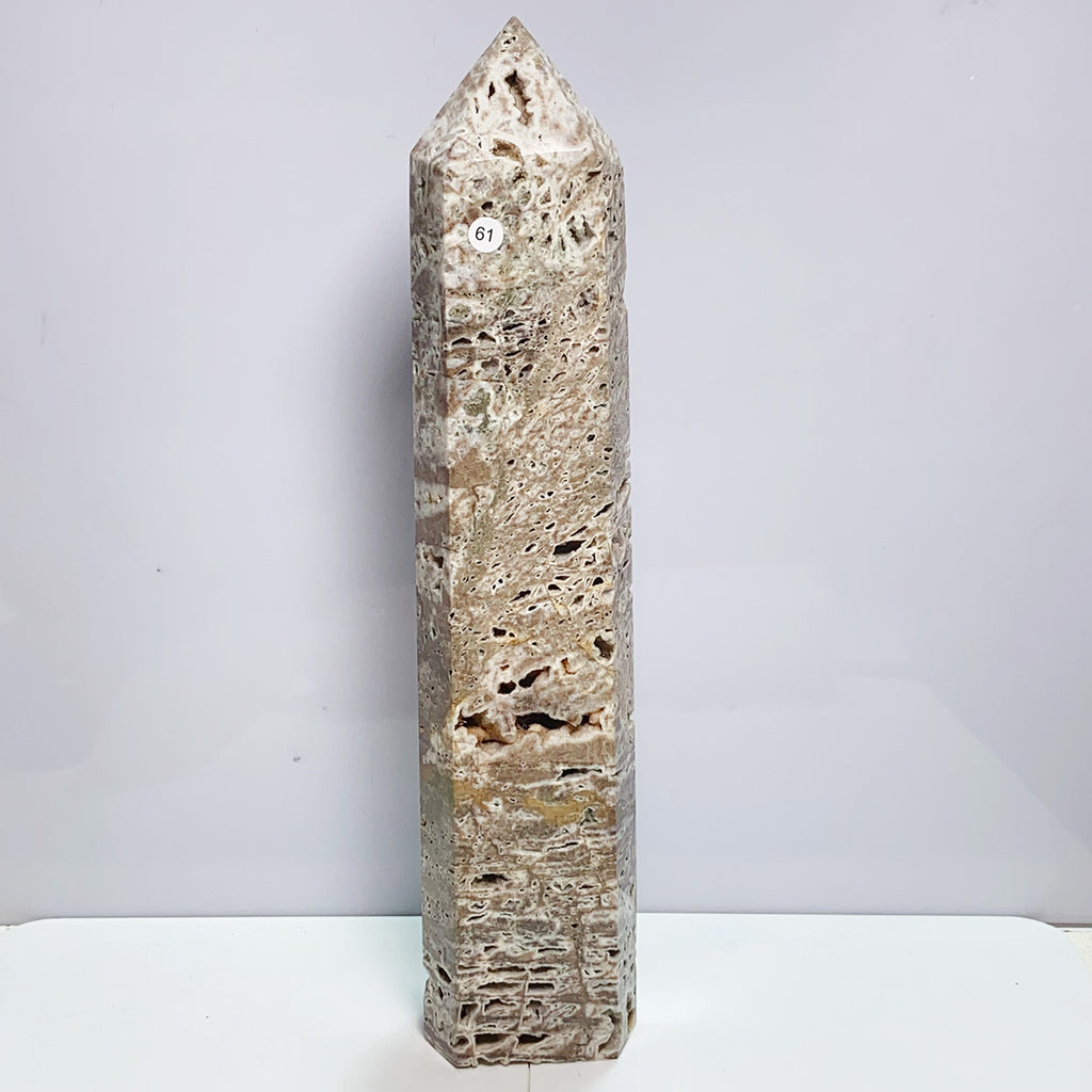 Different Materials Tower Reiki Crystal Healing Energy Stone Home Decoration