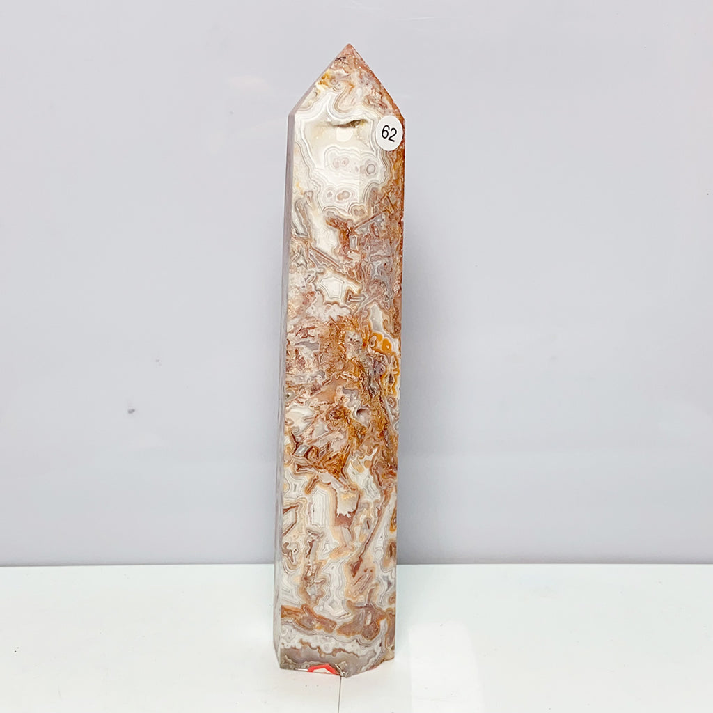 Different Materials Tower Reiki Crystal Healing Energy Stone Home Decoration