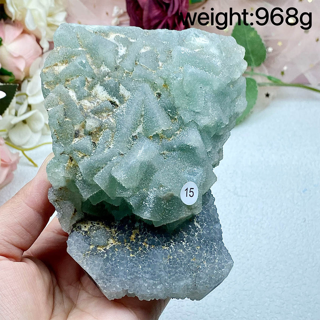 Candy Fluorite Crystal Mineral Specimen