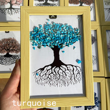 Load image into Gallery viewer, Different Materials Crystal Chips Tree of Life Mermaid Wedding Dress Photo Frame