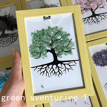 Load image into Gallery viewer, Different Materials Crystal Chips Tree of Life Mermaid Wedding Dress Photo Frame