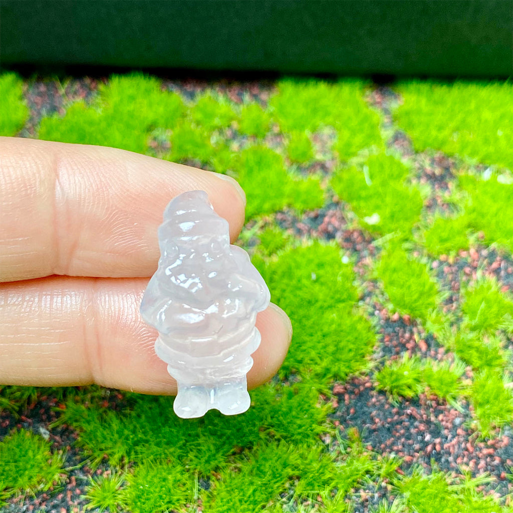 Crystal-carved Santa Claus Box