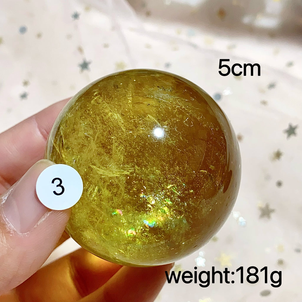 Citrine Crystal Sphere