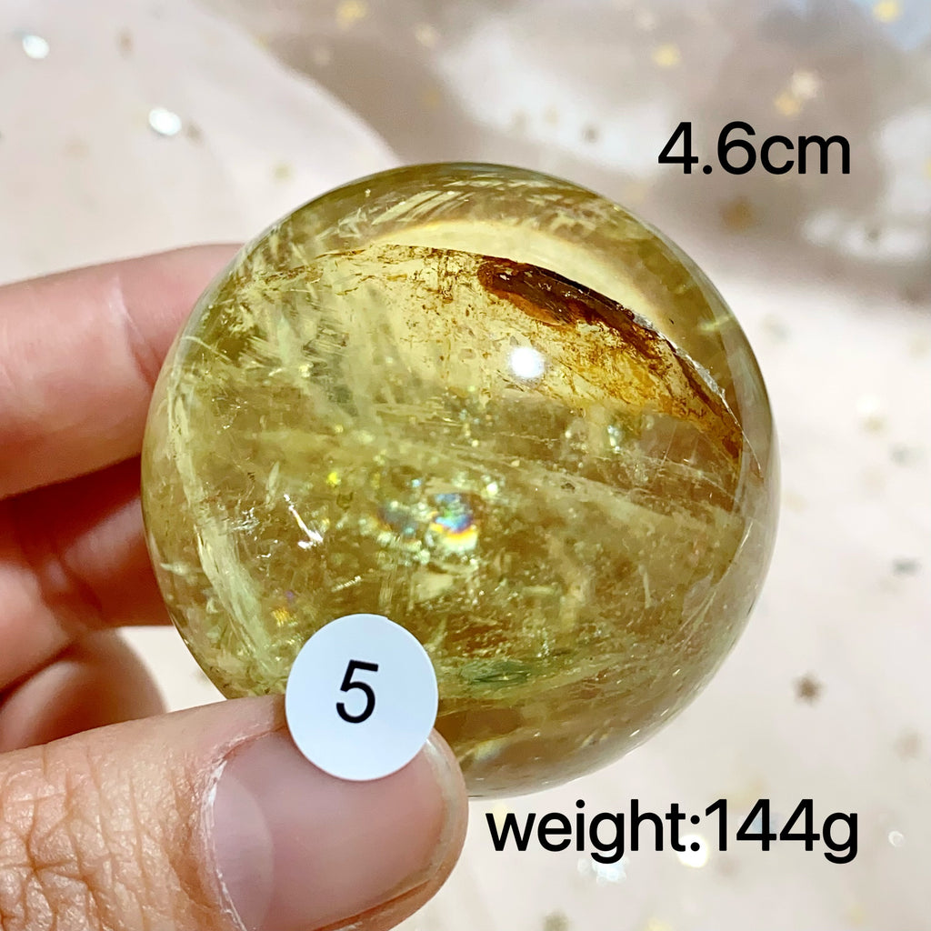 Citrine Crystal Sphere