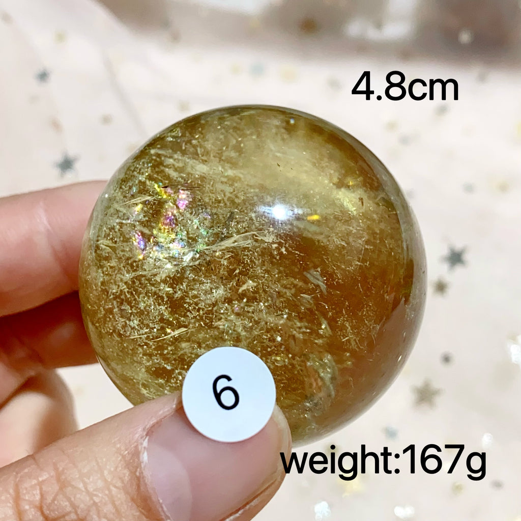 Citrine Crystal Sphere