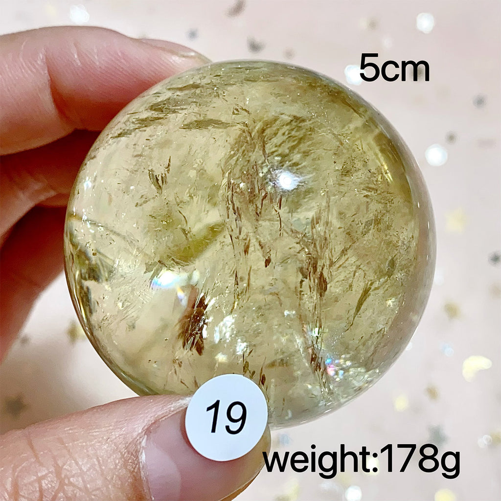 Citrine Crystal Sphere