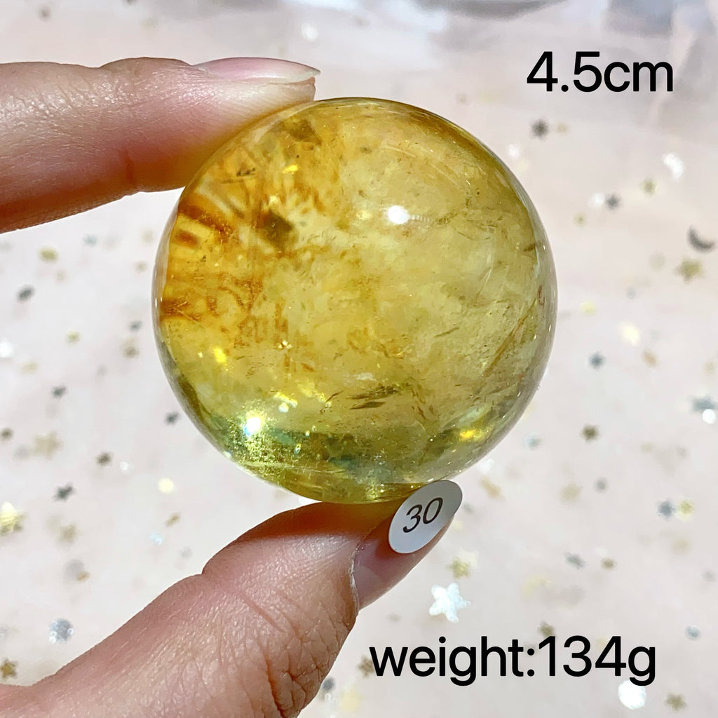 Citrine Crystal Sphere