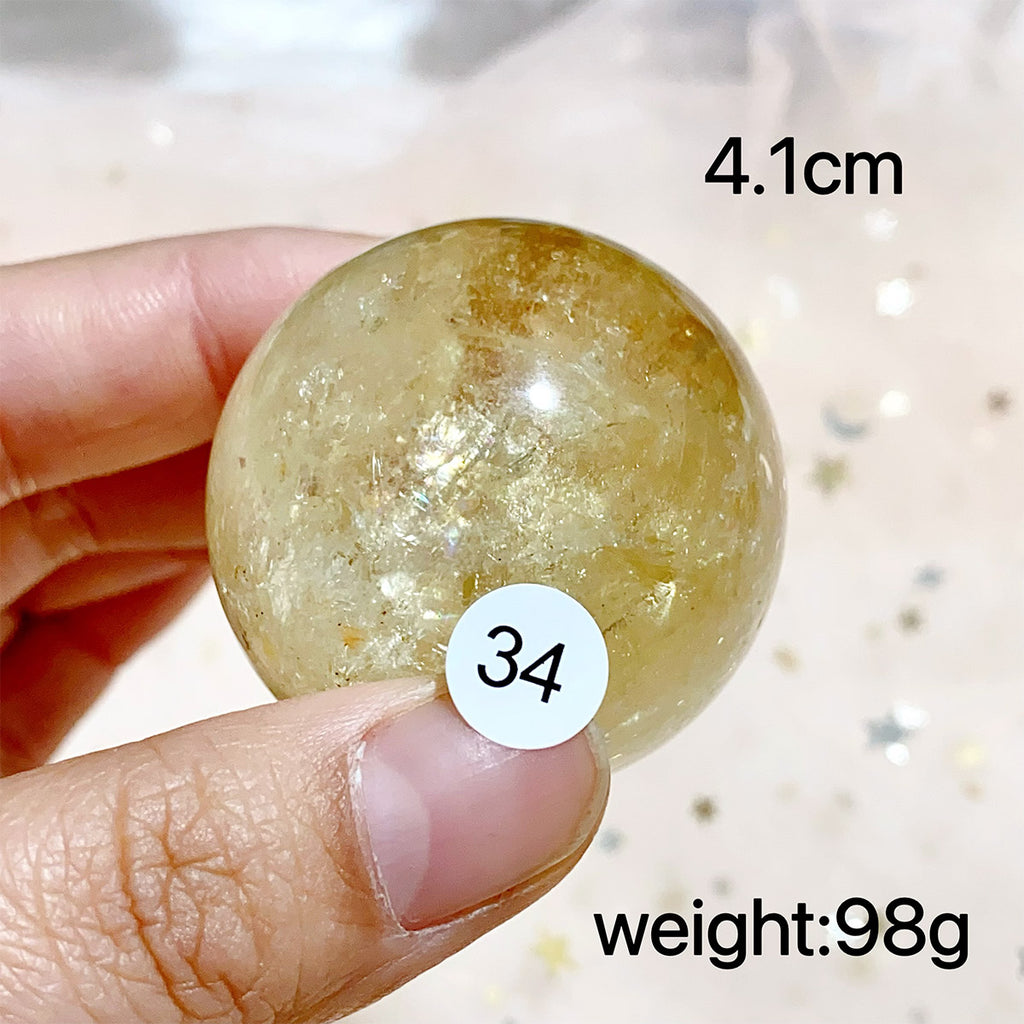 Citrine Crystal Sphere