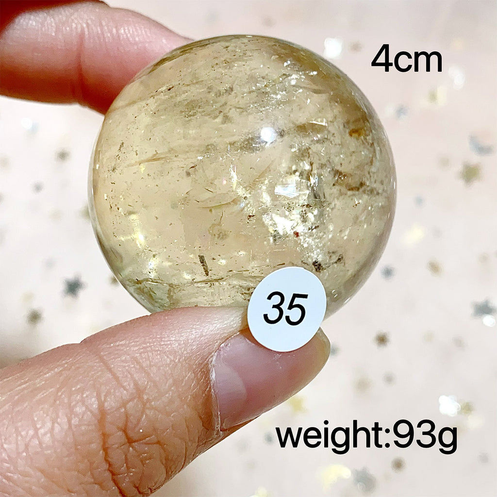 Citrine Crystal Sphere