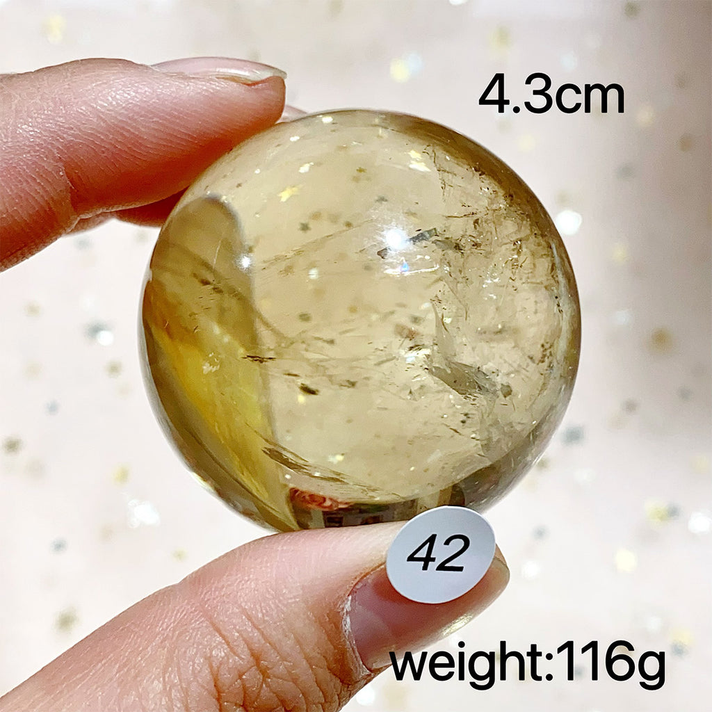 Citrine Crystal Sphere