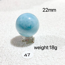 Load image into Gallery viewer, Larimar Natural Crystal Sphere