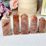 Natural Sunstone Crystal Tower