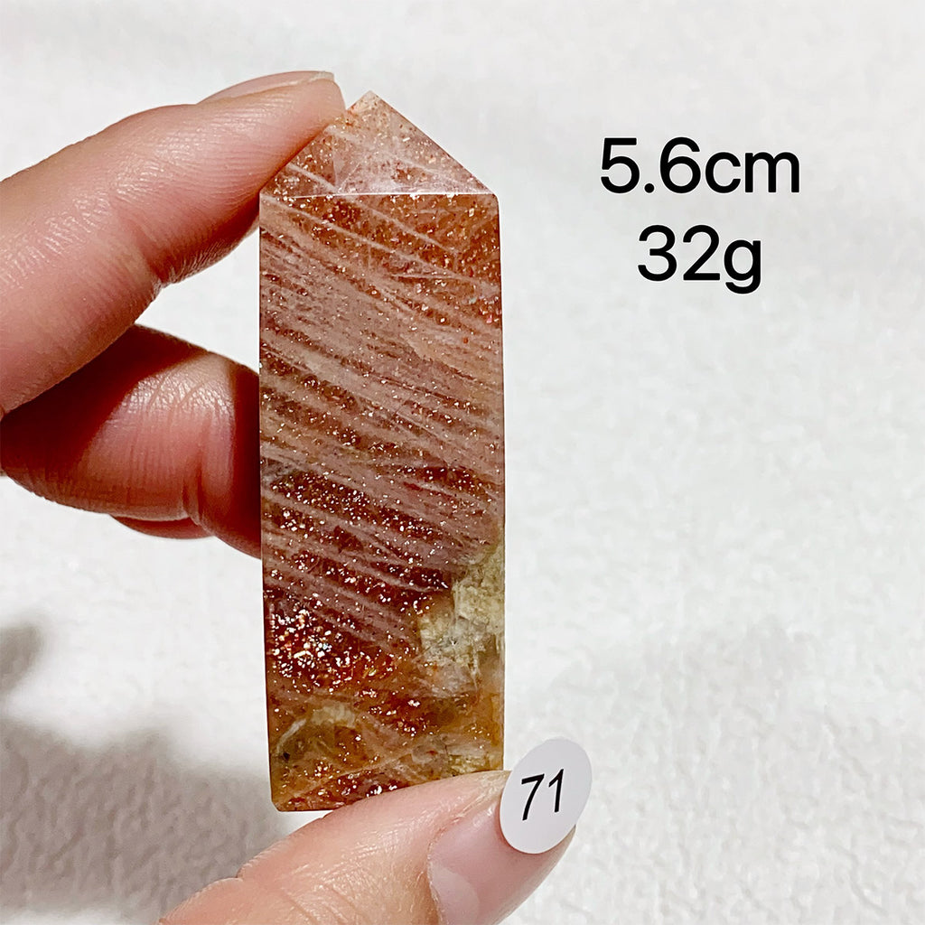 Natural Sunstone Crystal Tower