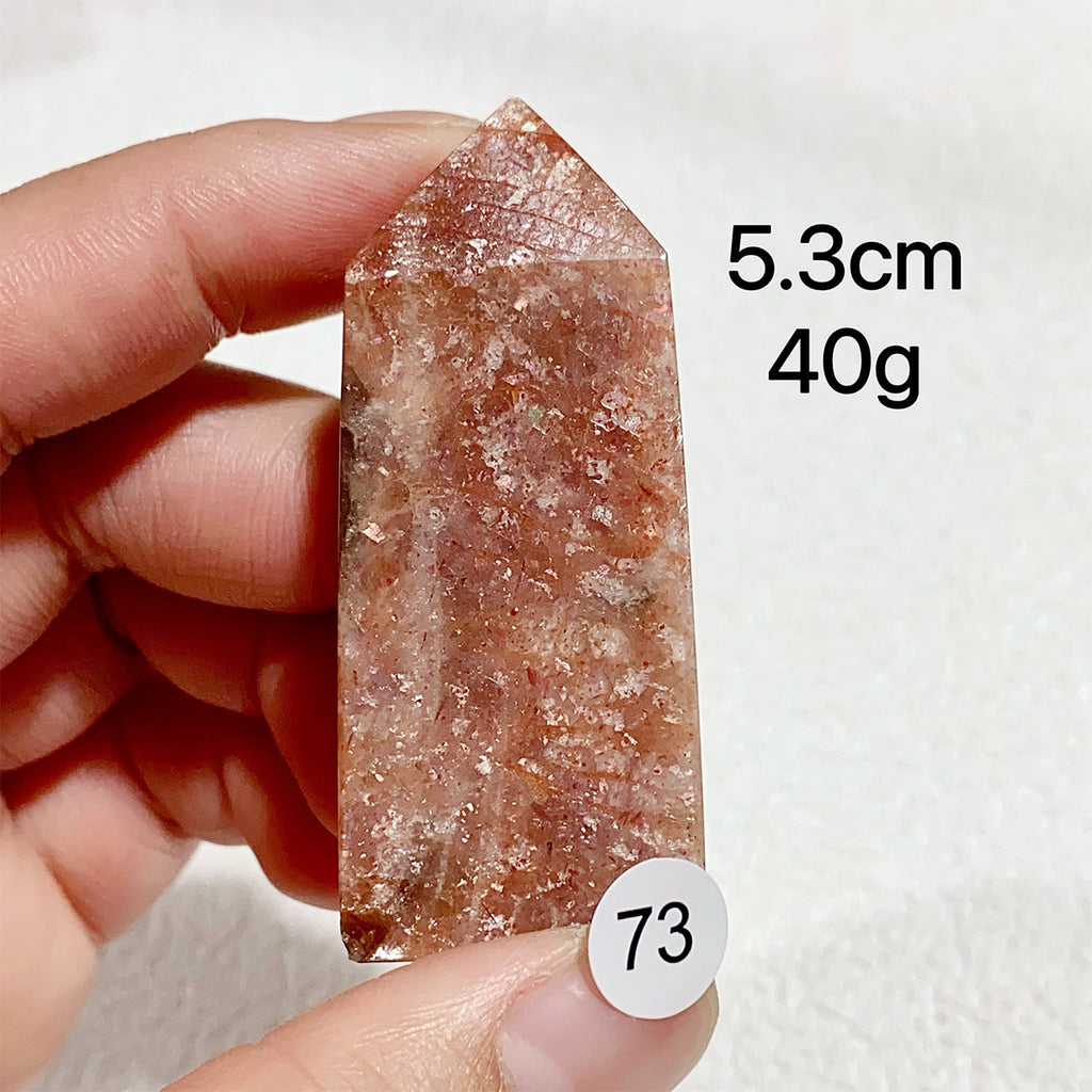 Natural Sunstone Crystal Tower