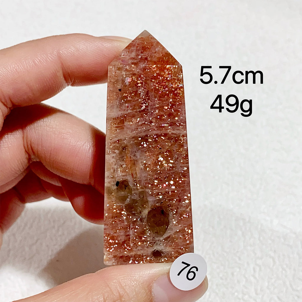 Natural Sunstone Crystal Tower