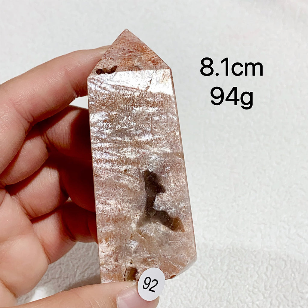 Natural Sunstone Crystal Tower